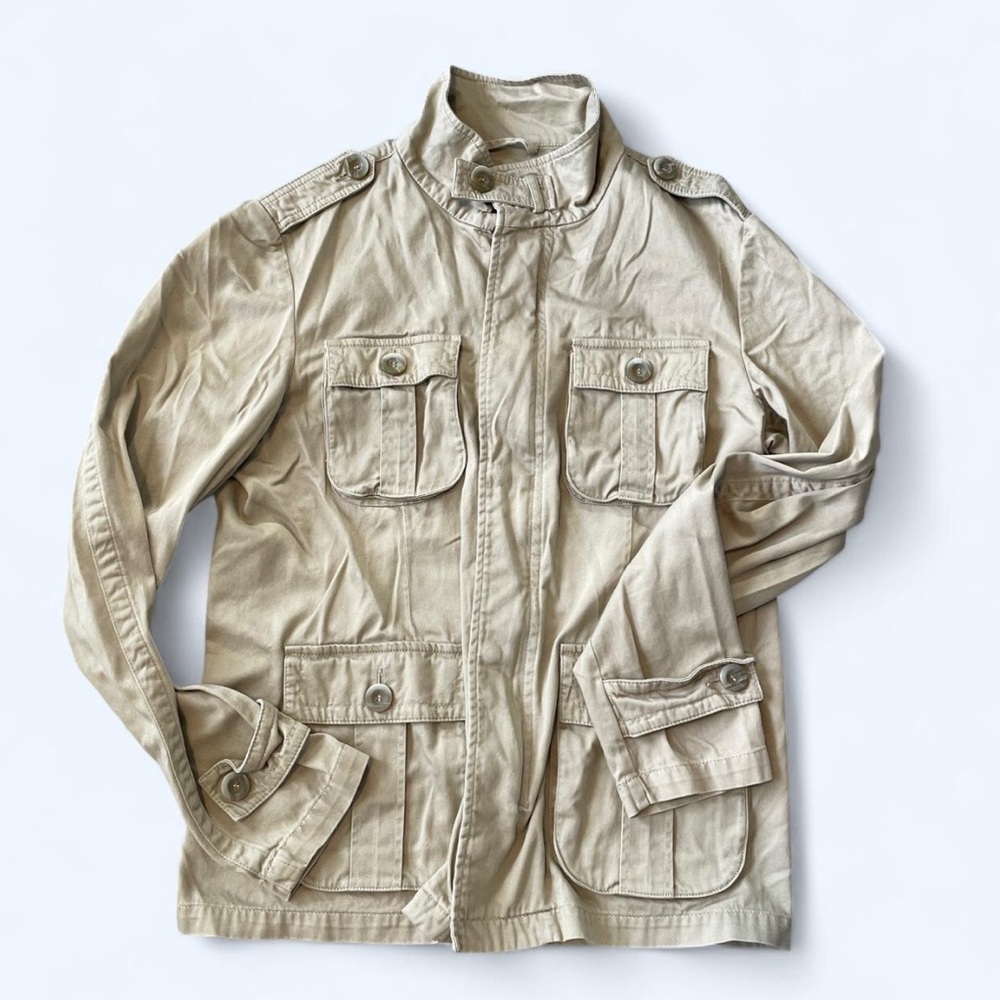 Men's Beige Field Jacket